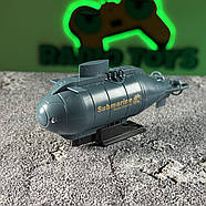 Підводний човен на радіокеруванні Nautilus Сіра | Субмарина на пульті | Човен на радіоуправлінні, фото 5