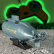 Підводний човен на радіокеруванні Nautilus Сіра | Субмарина на пульті | Човен на радіоуправлінні, фото 2