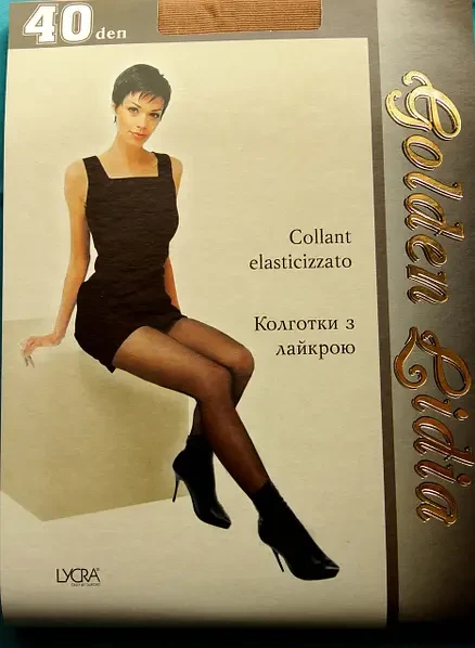 Колготи жіночі 40 Den Golden Lidia, бежеві розмір 2