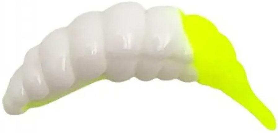 Силикон FishUP Ozi 1.2" cheese taste #131 - White/Hot Chartreuse (10шт/уп), фото 1