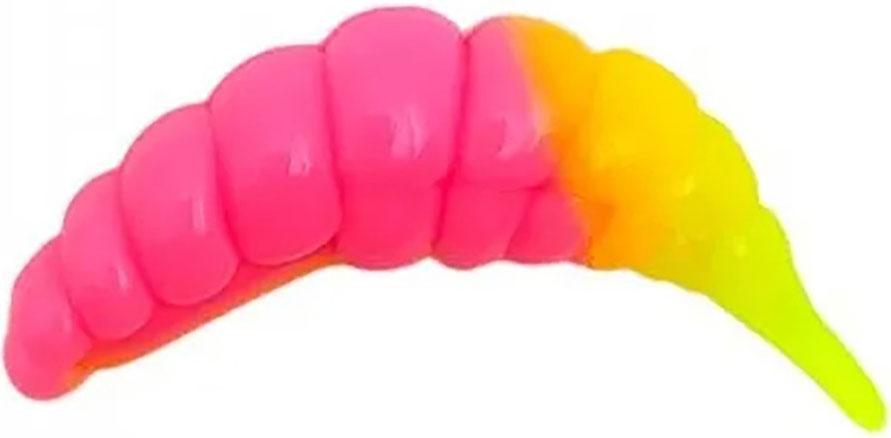 Силикон FishUP Ozi 1.2" cheese taste #133 - Bubble Gum/Hot Chartreuse (10шт/уп)