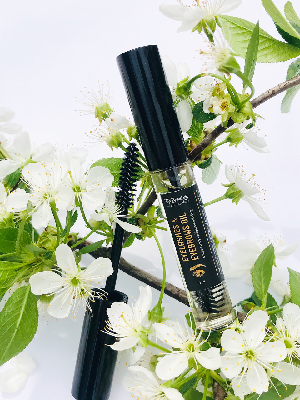Олія для росту та зміцнення вій зі щіточкою Top Beauty 9 мл