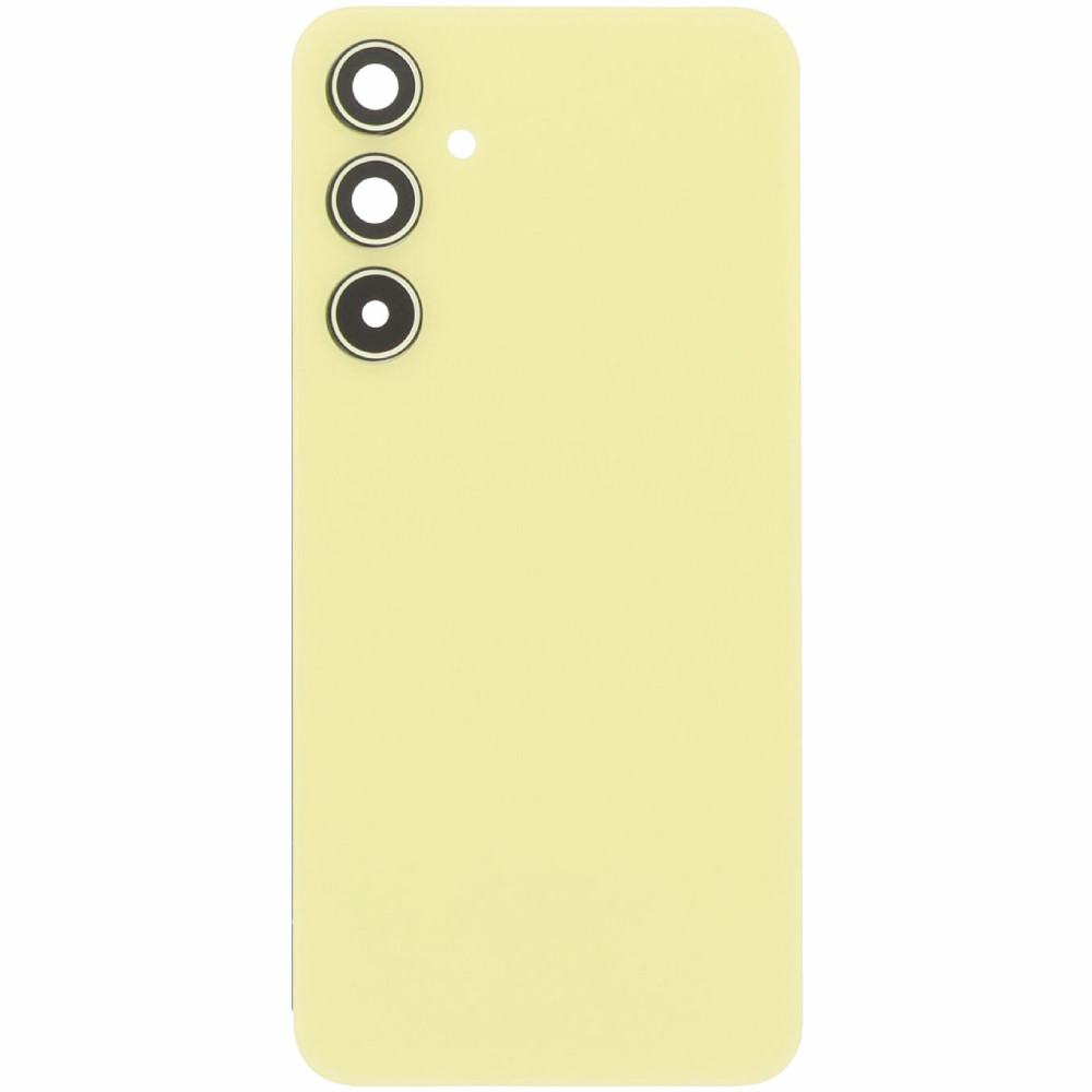Задня кришка Samsung A356 Galaxy A35 жовта, Lemon + скло камери