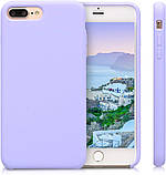 Чохол для iPhone 7 Plus / iPhone 8 Plus - Cиліконовий з мікрофіброю, Lavender (5), фото 2
