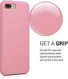 Чохол для iPhone 7 Plus / iPhone 8 Plus - Cиліконовий з мікрофіброю, Pink (12), фото 5
