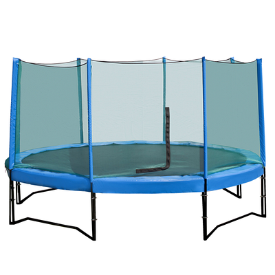 Батут Premium 457 із зовнішньою сіткою на вулицю (синій), ТМ Kidigo (222766)