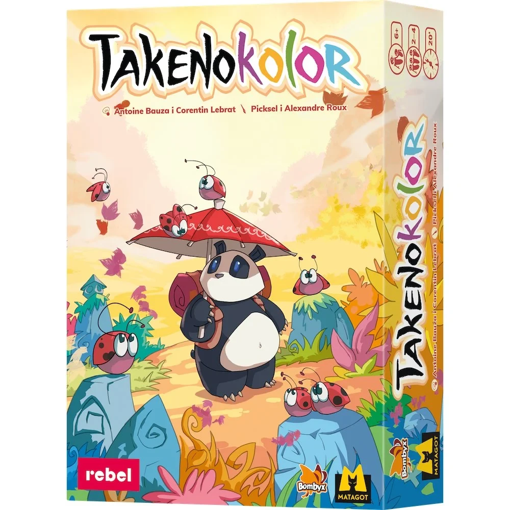 Настільна гра Кольори Такеноко (Rebel Takenokolor), 6+