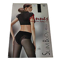 Колготки коректуючі 40 den Чорні Annes 2(р)