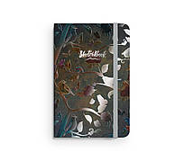 Скетчбук А5 на гумці, 80аркушів  130г/м2, 1В974, Пташки