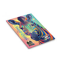 Скетчбук А4 28аркушів  250г/м, 1В3231,Кольорова зебра