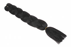 Канекалон 60 см Чорний натуральний А-1