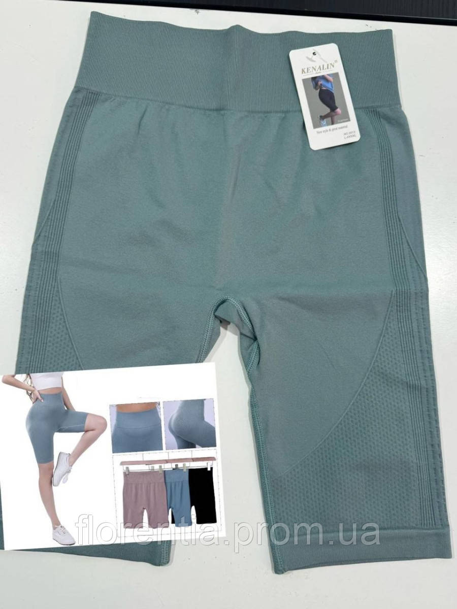 Велосипедки жіночі Kenalin 18828 L-3XL хакі florentia - фото 1 - id-p2568010902