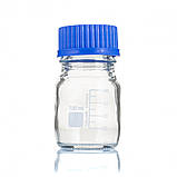 Банка 100 мл з гвинтовою кришкою та поділками, світле скло, фото 2