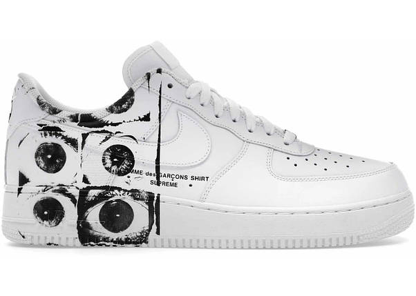 Кросівки Nike Air Force 1 Low Supreme Comme des Garcons Shirt - 923044-100, фото 1