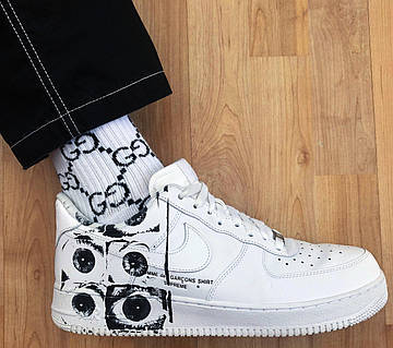 air force 1 x comme des garcons