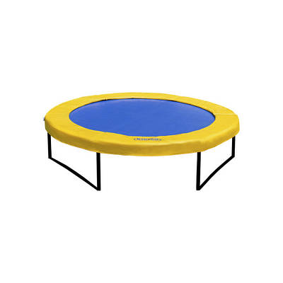 Батут Premium 244 без захисної сітки на вулицю (жовтий), ТМ Kidigo (222720)