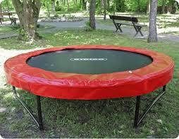 Батут Premium 304 без захисної сітки на вулицю (червоний), ТМ Kidigo (222724)