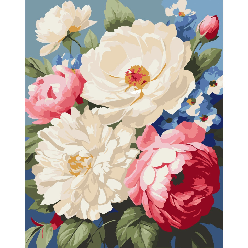 Картина за номерами 40х50 см. Весняні квіти AC13080, фото 1