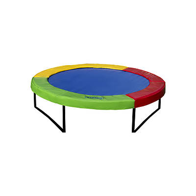 Батут Premium 244 без захисної сітки на вулицю (різнокольоровий), ТМ Kidigo (222720)