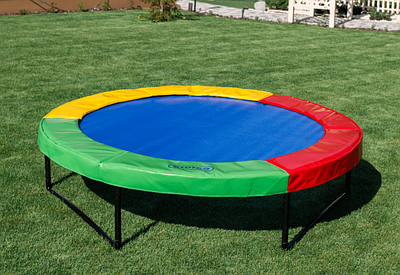 Батут Premium 304 без захисної сітки на вулицю (різнокольоровий), ТМ Kidigo (222724)