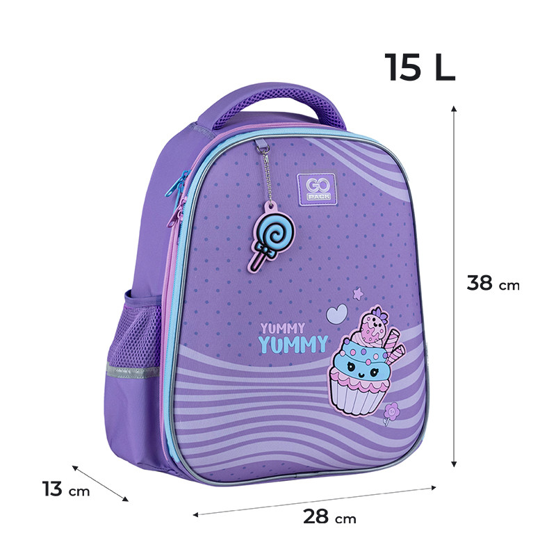 Рюкзак GoPack Education напівкаркасний GO25-165M-3 Yummy