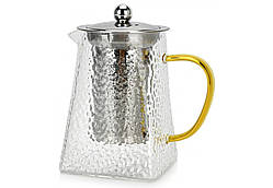 Чайник заварювальний Крижана Гіза скляний Olens з металевим фільтром, кришкою 550 мл