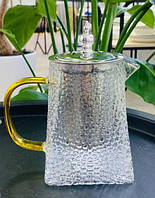 Чайник заварювальний Крижана Гіза скляний Olens з металевим фільтром, кришкою 750 мл