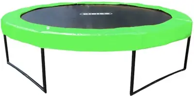 Батут Premium 426 без захисної сітки на вулицю (зелений), ТМ Kidigo (222728)