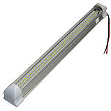 LED світильник T8 12-85V 72LED з вимикачем, для меблів та авто, фото 2