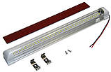 LED світильник T8 12-85V 72LED з вимикачем, для меблів та авто, фото 4
