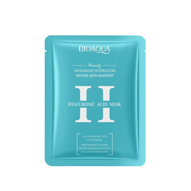 Тканинна маска зволожувальна з гіалуроновою кислотою та керамідами BIOAQUA Hyaluronic Acid 25 г
