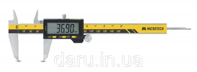 Штангенциркуль цифровий прецизійний ШЦЦ-I-150-0,01 (Micro-USB; IP-54) ISO 17025 гостреєстр NoУ1987-95, Україна, фото 1