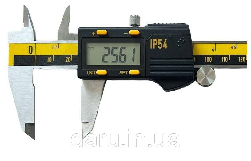Штангенциркуль цифровий ШЦЦ-І-150, IP54, 0,01 мм, точність ±0,01 мм, usb, Годреєстр України NoУ1987-95, фото 1