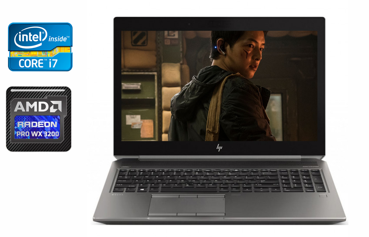Ноутбук HP Zbook 15u G6/ 15.6" (1920x1080)/ Core i7-8665U/ 16 GB RAM/ 512 GB SSD/ Radeon Pro WX 3200 4GB