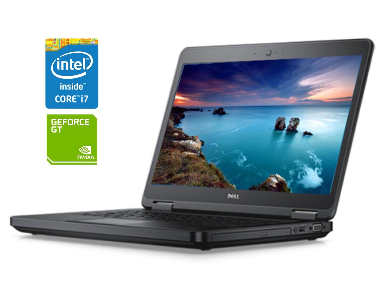 Ноутбук Dell Latitude E5540/ 15.6" (1920x1080)/ Core i7-4600U/ 8 GB RAM/ 256 GB SSD/ GeForce GT 720M 2GB