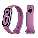 Ремінець для фітнес браслета Xiaomi Mi Band 8,9,10 світло-фіолетовий, фото 4