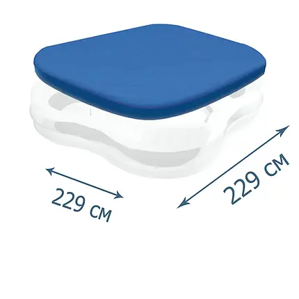 Тент - чохол InPool 33009, для дитячого басейну ▭ 229 х 229 см, фото 1