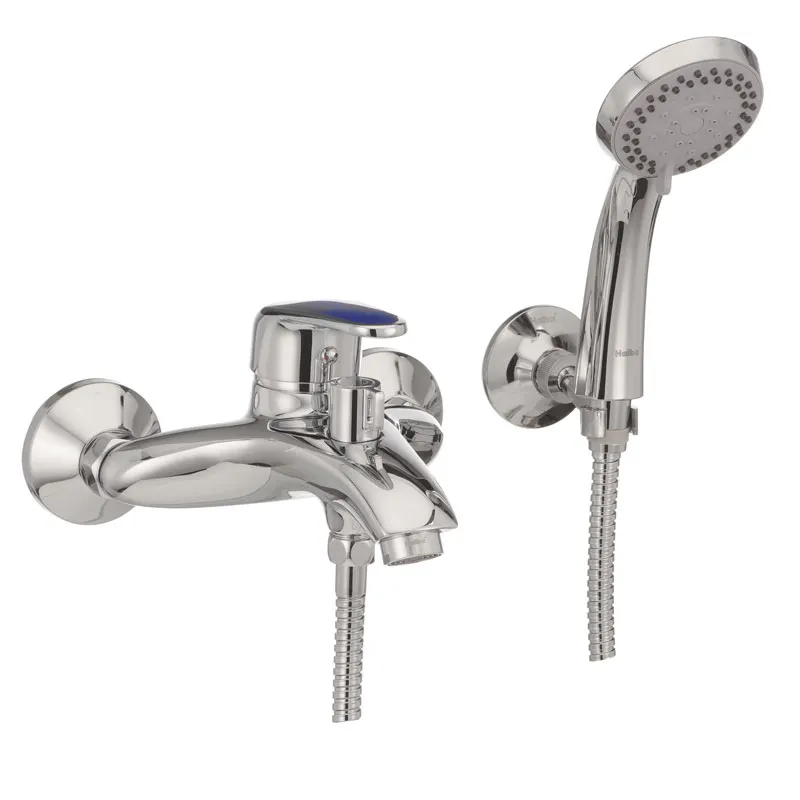 Змішувач для ванни Haiba Magic 009 із синьою ручкою (HB0697)