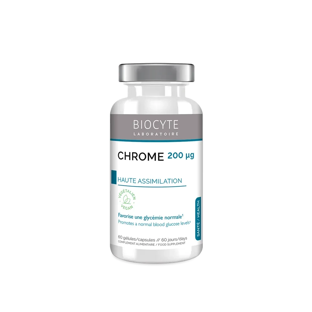 Biocyte Cr Chrome Підтримка нормального рівня цукру в крові, 60 капсул