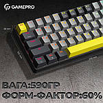 Клавіатура бездротова GamePro MK130G Pro Outemu Red Switch Hot-Swap RGB Black, фото 3