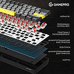 Клавіатура бездротова GamePro MK130G Pro Outemu Red Switch Hot-Swap RGB Black, фото 5