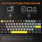 Клавіатура бездротова GamePro MK130G Pro Outemu Red Switch Hot-Swap RGB Black, фото 6