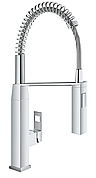 Змішувач для кухні з гнучким виливом Grohe Eurocube (31395000)