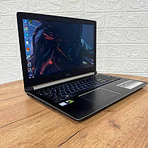 Б/в Ігровий ноутбук Б-клас Acer Aspire 7 A715-71G 15.6" 1920x1080| i5-7300HQ| 16GB RAM| 500GB SSD| GTX 1050 2GB, фото 3