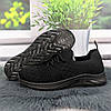 Кросівки жіночі GIPANIS чорні текстильні 4838, фото 6
