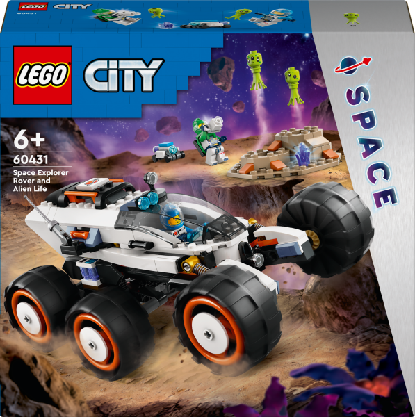 Конструктор LEGO City Космічний дослідницький всюдихід та інопланетне життя 311 деталей