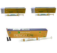 При покупці двох паст гідроксиду кальцію з йодоформом (Dengopex) у подарунок кальцій Dengocal