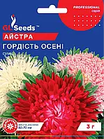 Астра Гордість Осені суміш з рясним тривалим цвітінням з серпня до самих заморозків, упаковка 3 г