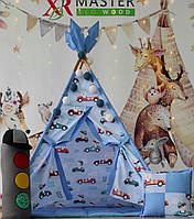 Вігвам для дітей із бавовни, повний комплект дитячий будиночок, намет вігвам для хлопчика та дівчинки!