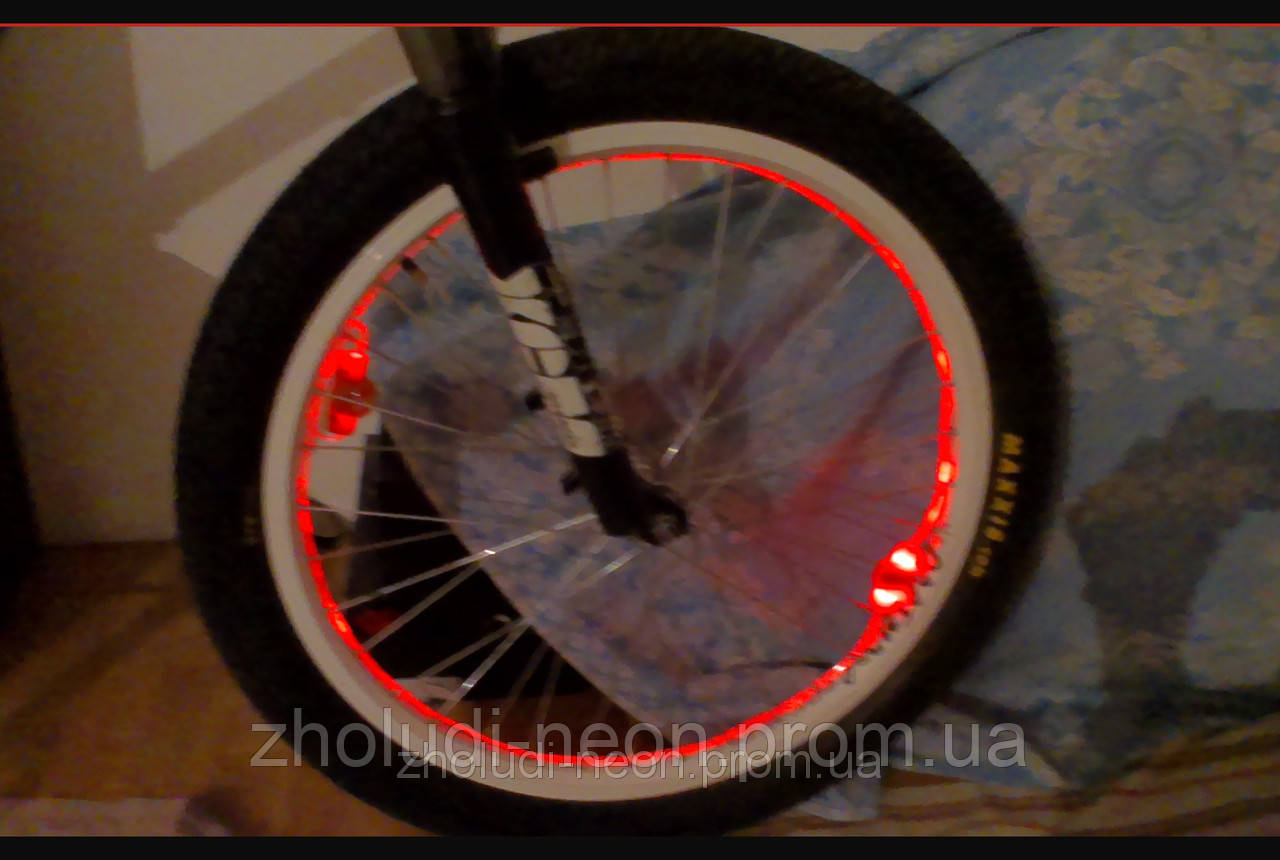 Подсветка колеса оптическим шнуром - фото 2 - id-p31679531